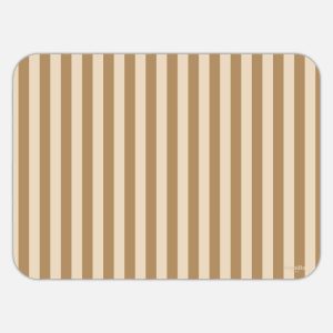 TOVAGLIETTA RETTANGOLARE RIGHE BEIGE E BISCOTTO