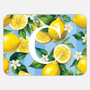 TOVAGLIETTA RETTANGOLARE LIMONI LETTERE - C