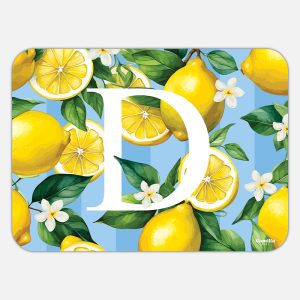 TOVAGLIETTA RETTANGOLARE LIMONI LETTERE - D