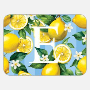 TOVAGLIETTA RETTANGOLARE LIMONI LETTERE - E