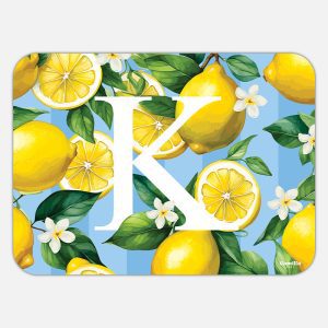 TOVAGLIETTA RETTANGOLARE LIMONI LETTERE - K