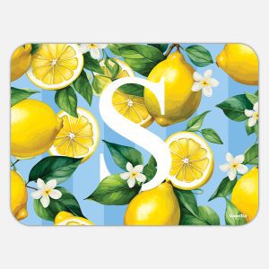 TOVAGLIETTA RETTANGOLARE LIMONI LETTERE - S