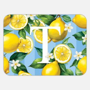 TOVAGLIETTA RETTANGOLARE LIMONI LETTERE - T