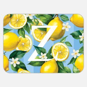 TOVAGLIETTA RETTANGOLARE LIMONI LETTERE - Z