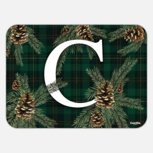TOVAGLIETTA RETTANGOLARE TARTAN LETTERE - C