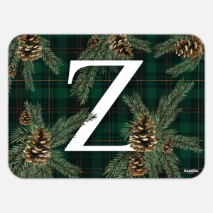 TOVAGLIETTA RETTANGOLARE TARTAN LETTERE - Z