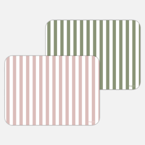 PACK COORDINATO RIGHE VERDI + RIGHE ROSA