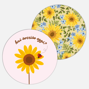 PACK COORDINATO NATURA GIRASOLI + HAI SORRISO OGGI