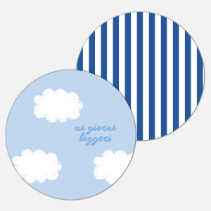 PACK COORDINATO RIGHE BLU + AI GIORNI LEGGERI