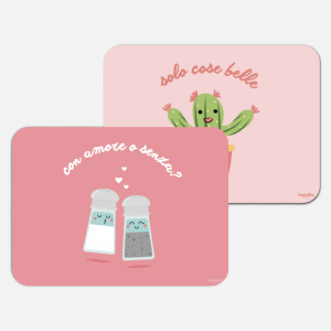 PACK COORDINATO SOLO COSE BELLE + CON AMORE O SENZA