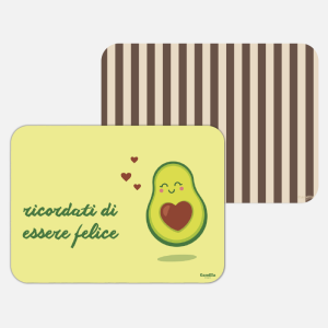 PACK COORDINATO RIGHE BEIGE E MARRONE MOKA + RICORDATI DI ESSERE FELICE