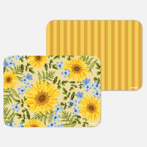 PACK COORDINATO RIGHE GIALLO E SENAPE + NATURA GIRASOLI