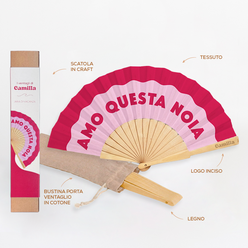VENTAGLIO AMO QUESTA NOIA - immagine 2